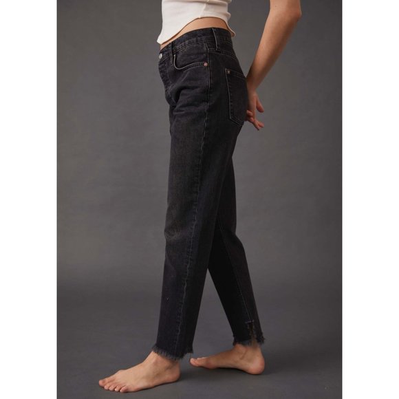 NWT Free People Tapered Baggy Boyfriend Jeans / Panther - Picture 3 of 9